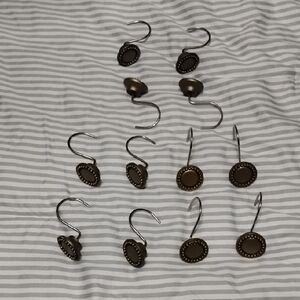 Elegant Bronze Hook Earrings